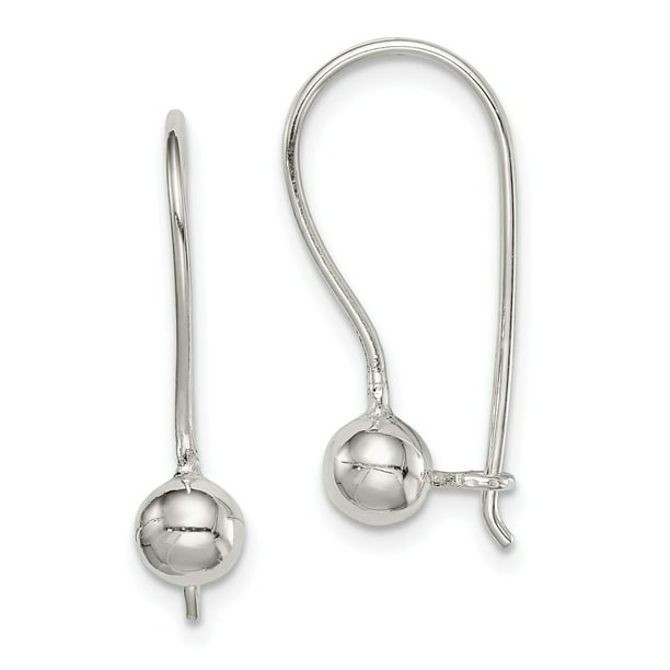 925 Sterling Silver 5mm Ball Earrings 